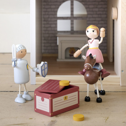 Avis Maison De Poupée Château Fort En Bois - Figurines Et 17 Accessoires Petite Amélie 4