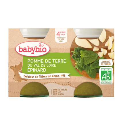 Avis Petit pot Pomme de terre de notre Ferme Épinard de France Babybio 1