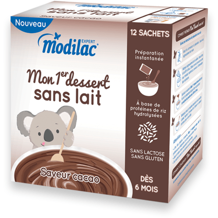 Avis Mon 1er dessert sans lait Modilac 1