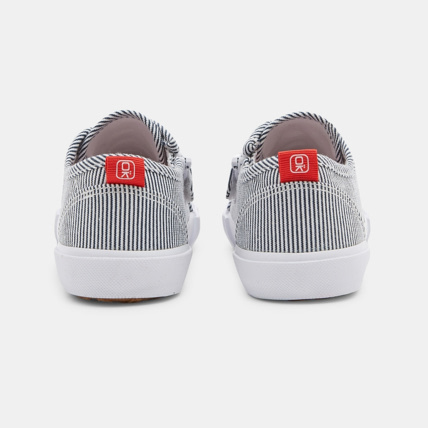 Avis Tennis toile fantaisie à lacets bleues fille OKAIDI 5
