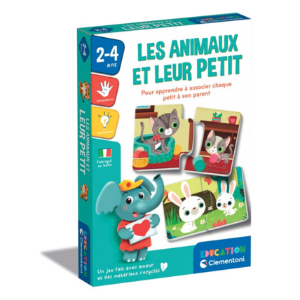 Avis Jeu éducatif Les animaux et leur petit Clementoni 1