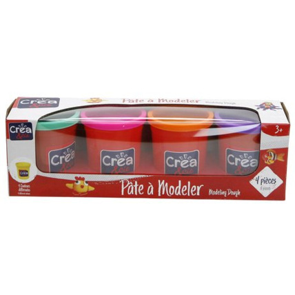 Avis 4 pots de pâte à modeler CRÉA & CIE 2