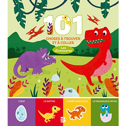 Avis 101 choses à trouver et à coller : Les dinosaures BALLON 1