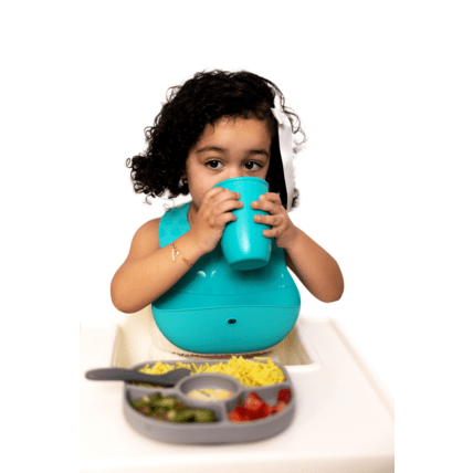 Avis Lot de 2 bavoirs et cuillères en silicone - Pöket Bblüv 5