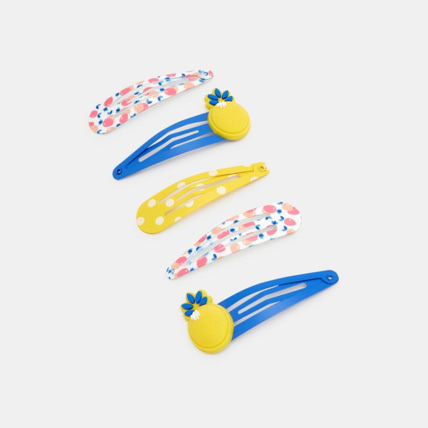 Avis Barrettes à cheveux fruits (lot de 5) jaune fille OKAIDI 1