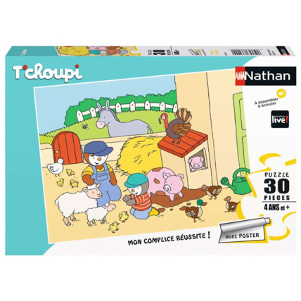 Avis Puzzle T'choupi à la ferme - de 4 ans RAVENSBURGER 1