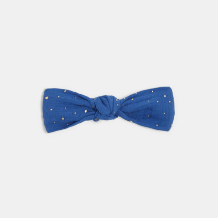 Avis Headband noué à studs dorés bleu fille OKAIDI 1