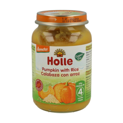 Avis Pot de citrouille avec riz Bio Holle 1