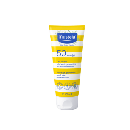 Avis Lait solaire très haute protection SPF+ 50 Mustela 1