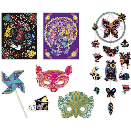 Avis Coffret multi-activités Scratch Art JANOD 3