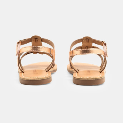 Avis Sandales en cuir roses fille OKAIDI 5