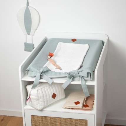 Avis Housse de matelas à langer en Lin Lavé Sevira Kids 8