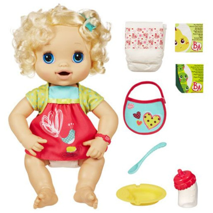 Baby alive mange 2025 et fait caca
