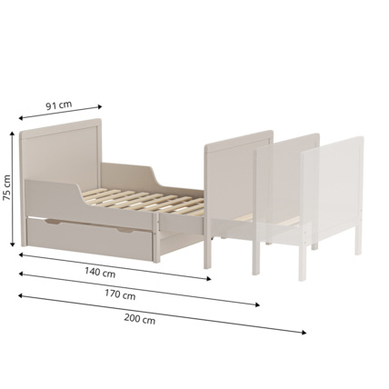 Avis Lit enfant extensible avec matelas Brume Petite Amélie 5