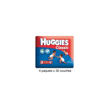 Avis HUGGIES Classic 5/9 kg HUGGIES 1