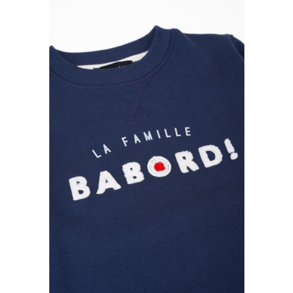 Avis Sweat Kids "la famille BABORD" - coton - Marine Deep ARMOR-LUX 2