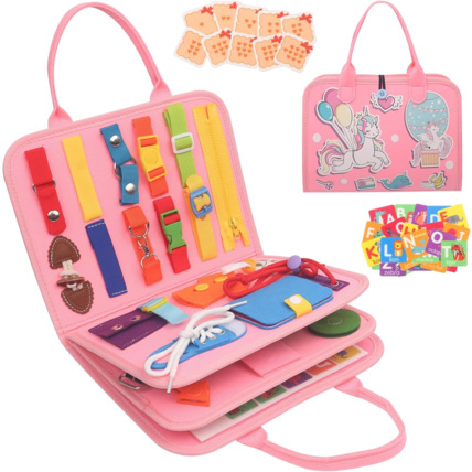 Avis Tableau d'activités Busy board Montessori pour enfants WITHOSENT 8