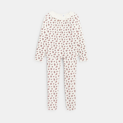 Avis Pyjama en velours imprimé rose fille OKAIDI 1