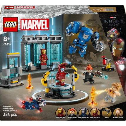Avis Le laboratoire d’Iron Man - la salle des armures Marvel LEGO 1