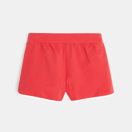 Avis Short uni en jersey doux rouge fille OKAIDI 3