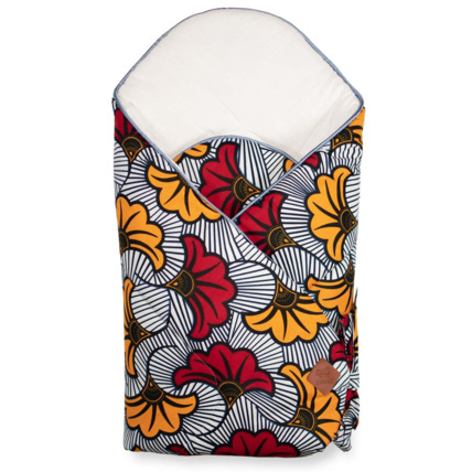 Avis Gigoteuse d'emmaillotage en coton, Wax Fleurs de mariage Sevira Kids 2