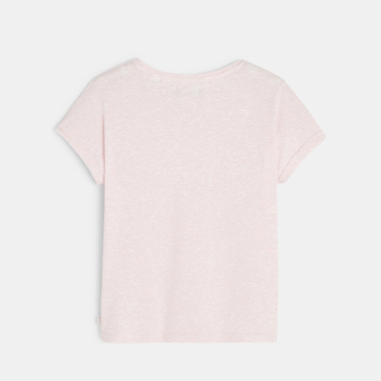 Avis T-shirt à message rose fille OKAIDI 3