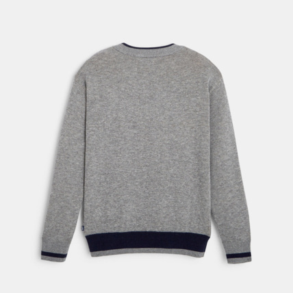 Avis Pull à motif sapin picto gris garçon OKAIDI 3
