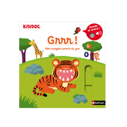 Avis Livre Grrr ! Mon imagier sonore du zoo - Kididoc NATHAN 1