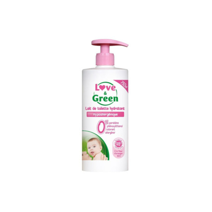 Avis Lait de toilette hydratant hypoallergénique Love & Green 1