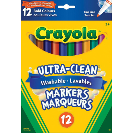 Avis 12 Marqueurs lavables  CRAYOLA 1
