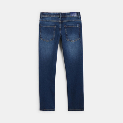 Avis Jean droit hyper-stretch bleu garçon OKAIDI 2