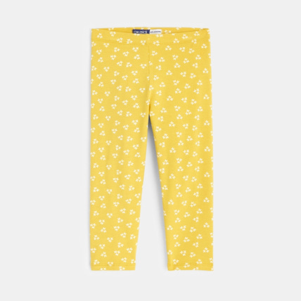 Avis Leggings courts imprimés jaune fille OKAIDI 1