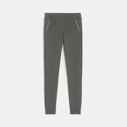 Avis Jeggings unis gris fille OKAIDI 1