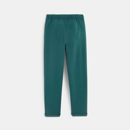 Avis Pantalon carrot pailleté vert fille OKAIDI 3