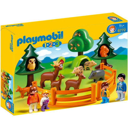 Avis Playmobil 1.2.3 - Parc d'animaux et famille PLAYMOBIL 1