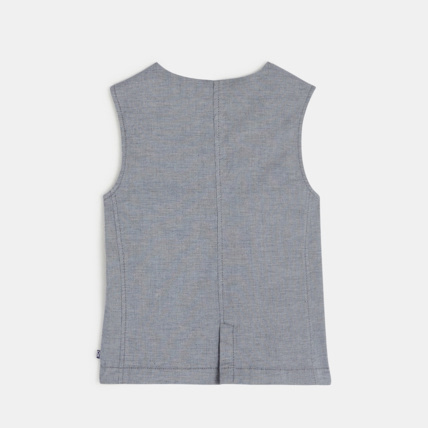 Avis Gilet de costume turquoise garçon OKAIDI 3