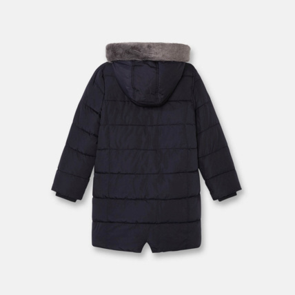 Manteau doudoune a capuche bleue fille OKAIDI Comparateur Avis Prix