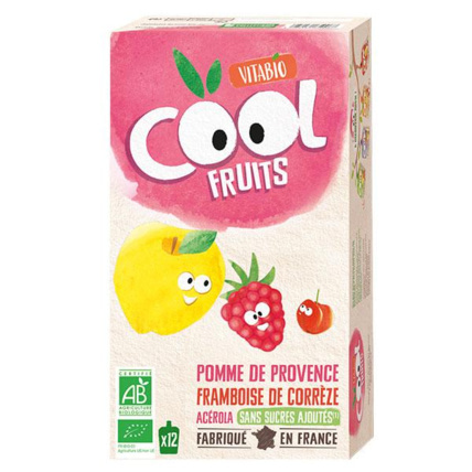 Avis Cool Fruits - Pomme de Provence Framboise de Corrèze Acérola Babybio 1