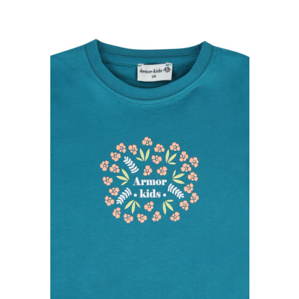 Avis T-shirt "fleurs" Kids - coton léger - Aty-Rond Fleuri ARMOR-LUX 2
