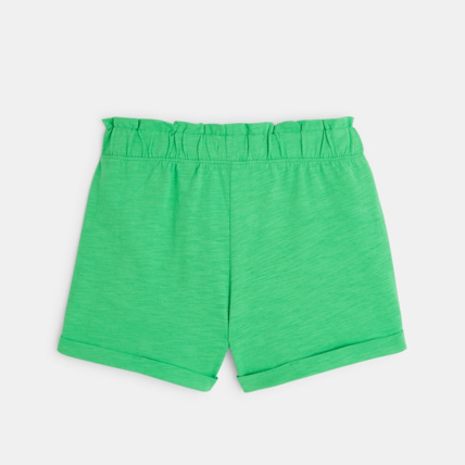 Avis Short en jersey uni vert fille OKAIDI 4