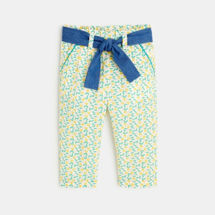 Avis Pantalon paperbag motif graphique OBAÏBI 1