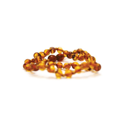 Avis Collier d’ambre bébé perles brunes avec fermoir sécurité KADOLIS 3