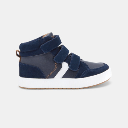 Avis Baskets mix matière à scratchs bleues garçon OKAIDI 1