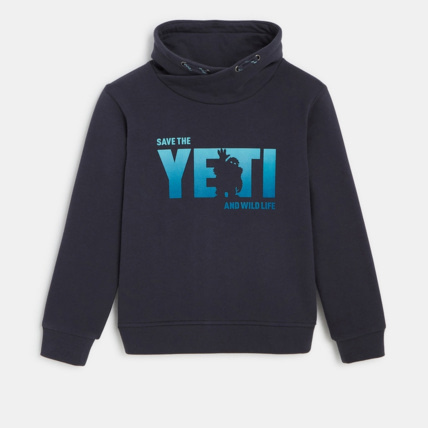 Avis Sweat-shirt à col twisté gris garçon OKAIDI 2