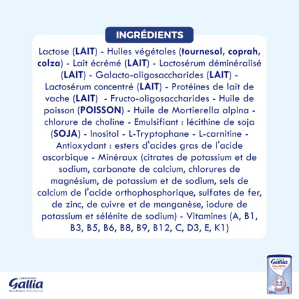 Avis Calisma relais 1er âge Laboratoire Gallia 6