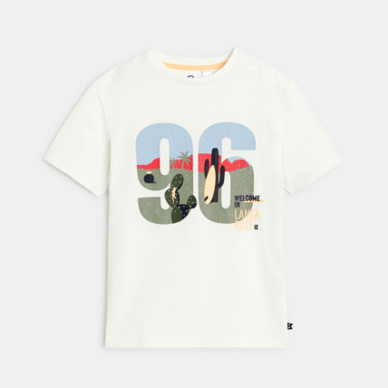 Avis T-shirt à motif blanc garçon OKAIDI 1