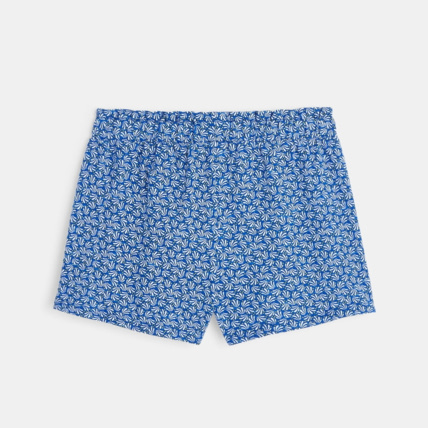 Avis Short maille imprimé feuillage bleu fille OKAIDI 3