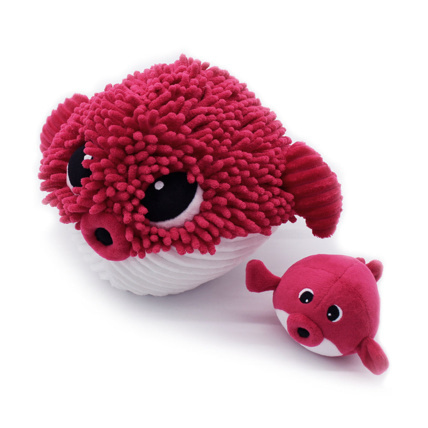 Avis Peluche Gobetou le poisson globe maman & bébé Les Ptipotos LES DEGLINGOS 2
