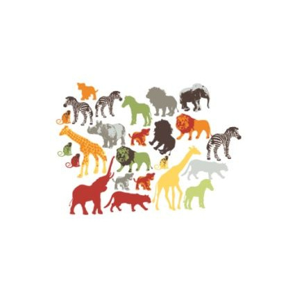 Avis 37 stickers animaux de la jungle chambre garcon Vertbaudet 1