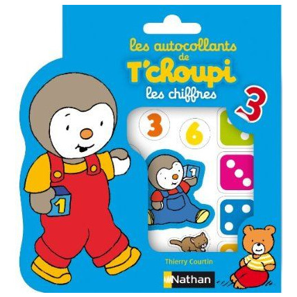 Avis Les autocollants de T'choupi : les chiffres NATHAN 1